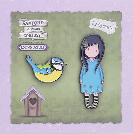 SANTORO PINS - BIRDS OF A FEATHER