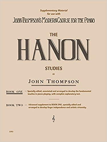 THE HANON STUDIES BOOK 1