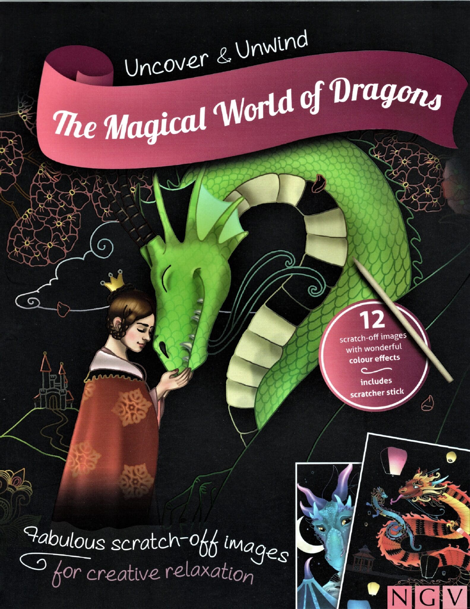 MAGIC WORLD OF DRAGONS SCRATCH AND RELAX