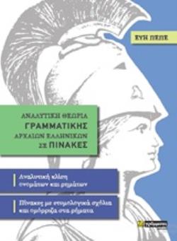 ΑΝΑΛΥΤΙΚΗ ΘΕΩΡΙΑ ΓΡΑΜΜΑΤΙΚΗΣ ΑΡΧΑΙΩΝ ΕΛΛΗΝΙΚΩΝ ΣΕ ΠΙΝΑΚΕΣ ΑΝΑΛΥΤΙΚΗ ΚΛΙΣΗ ΟΝΟΜΑΤΩΝ ΚΑΙ ΡΗΜΑΤΩΝ - ΠΙΝΑΚΕΣ ΜΕ ΕΤΥΜΟΛΟΓΙΚΑ ΣΧΟΛΙΑ ΚΑΙ ΟΜΟΡΡΙΖΑ ΣΤΑ ΡΗΜΑΤ