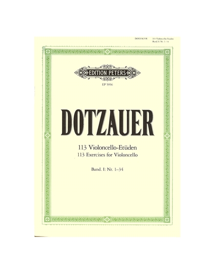 DOTZAUER - 113 VIOLONCELLO ETUDEN