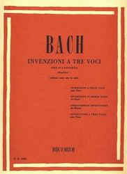 BACH INVENZIONI A TRE VOCI