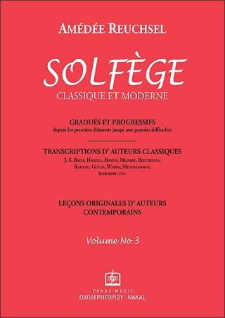 SOLFÈGE CLASSIQUE ET MODERNE-VOLUME NO 3