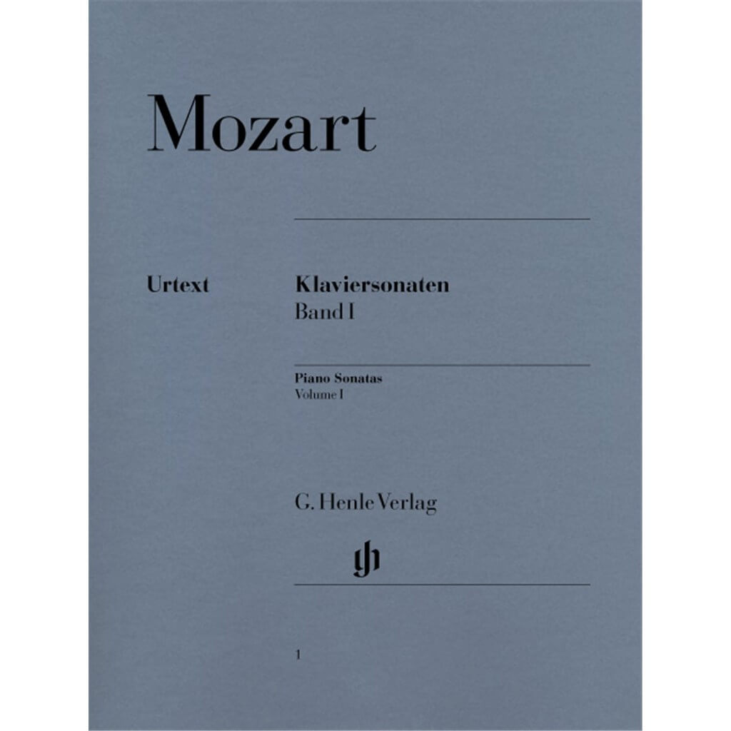 WOLFGANG AMADEUS MOZART - PIANO SONATAS VOL I,URTEXT KLAVIERSONATEN BAND I ΗENLE VERLAG .ΕΡΓΑ ΓΙΑ ΠΙΑΝΟ