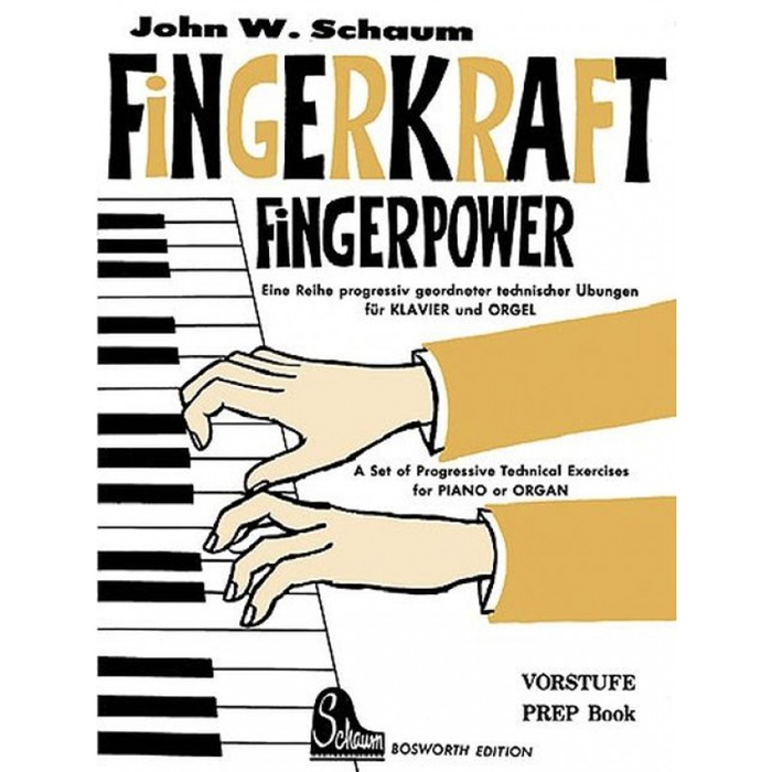 SCHAUM - FINGERPOWER, PRIMER-VORSTUFE PREP BOOK,BOSWORTH EDITION- ΒΙΒΛΙΟ ΜΕ ΣΤΑΔΙΑΚΕΣ ΤΕΧΝΙΚΕΣ ΑΣΚΗΣΕΙΣ ΓΙΑ ΠΙΑΝΟ Η ΟΡΓΑΝΟ