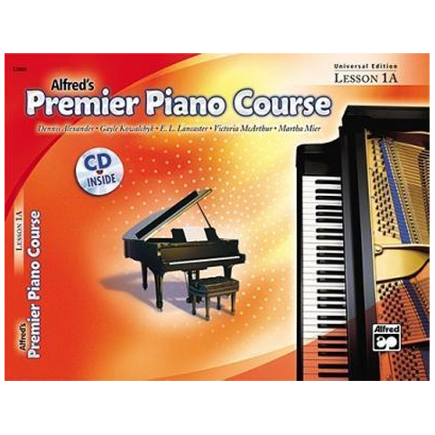 ALFRED'S PREMIER PIANO COURSE - LESSON BOOK 1A (BK/CD)